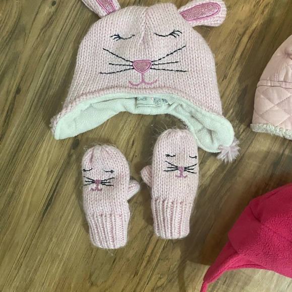 4/$10 12-24M Pink Winter Hat bundle - Picture 4 of 7